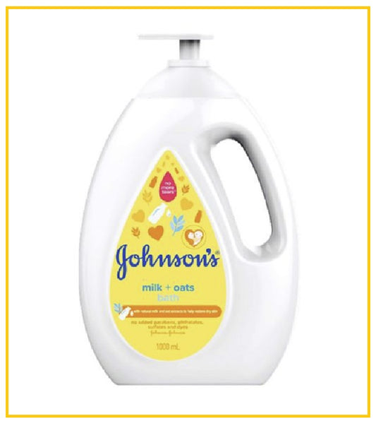 JOHNSON'S 強生牛奶燕麥沐浴露 MILK + OATS BABY WASH 1000ML