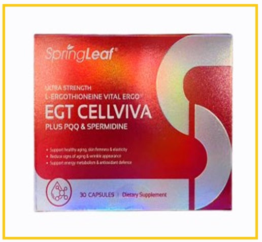SPRINGLEAF EGT CELLVIVA PQQ 30 CAPSULES