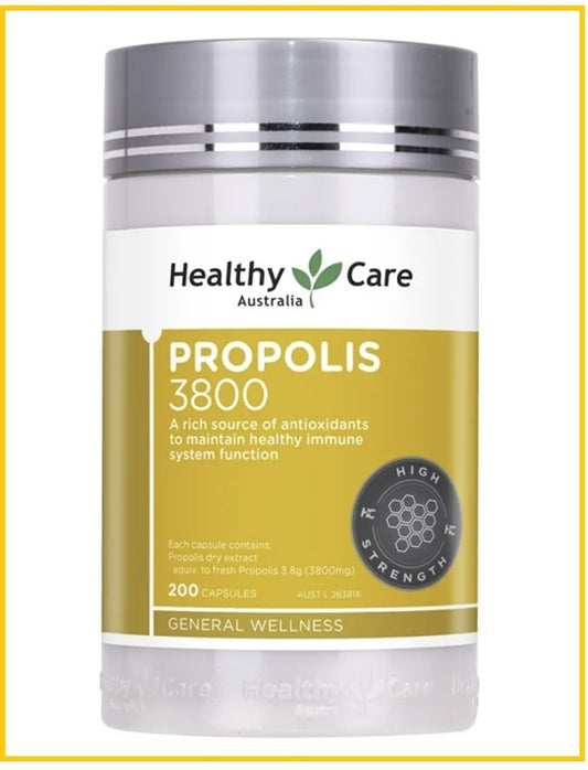 HEALTHY CARE 超高濃度蜂膠膠囊200粒 ULTRA PREMIUM PROPOLIS 3800MG 200 CAPSULES