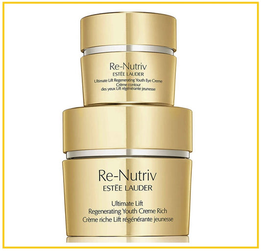 ESTEE LAUDER 雅詩蘭黛白金乳面霜眼霜兩件套裝 RE-NUTRIV ULTIMATE LIFT EYE CREAM AND CREAM DUO SET