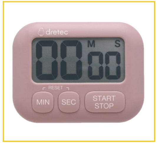 DRETEC 大面版計時器 DIGITAL LARGE SCREEN ELECTRIC TIMER POPOLA T-791PK