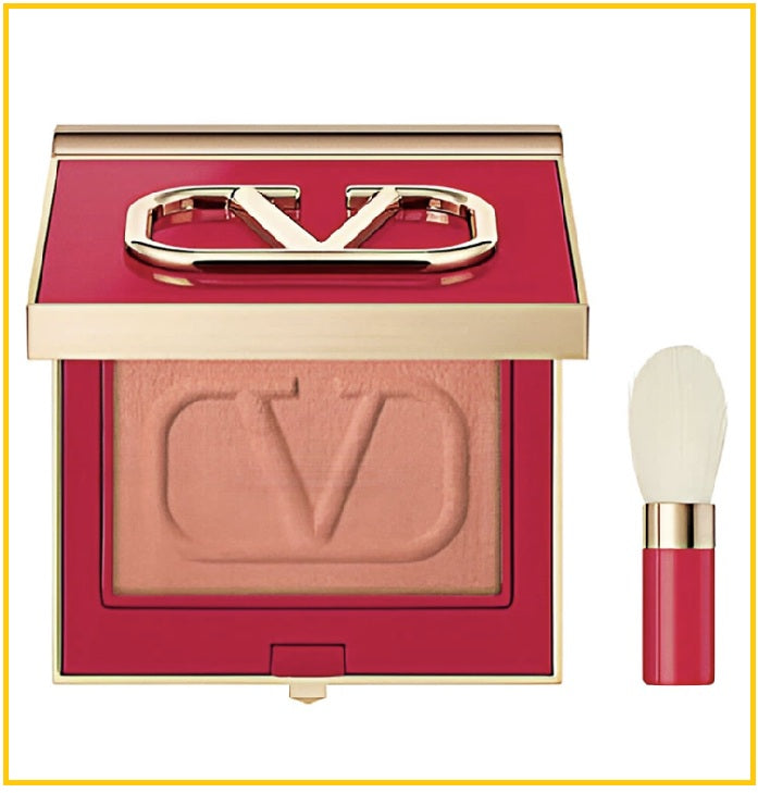 VALENTINO 華倫天奴腮紅眼影兩用彩妝盤 EYE2CHEEK DUAL USE BLUSH & EYESHADOW #09 POUDRE 3.6G