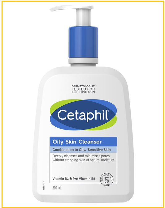 CETAPHIL 舒特膚油性及暗瘡皮膚潔膚露洗面奶 OILY SKIN CLEANSER GEL 500ML