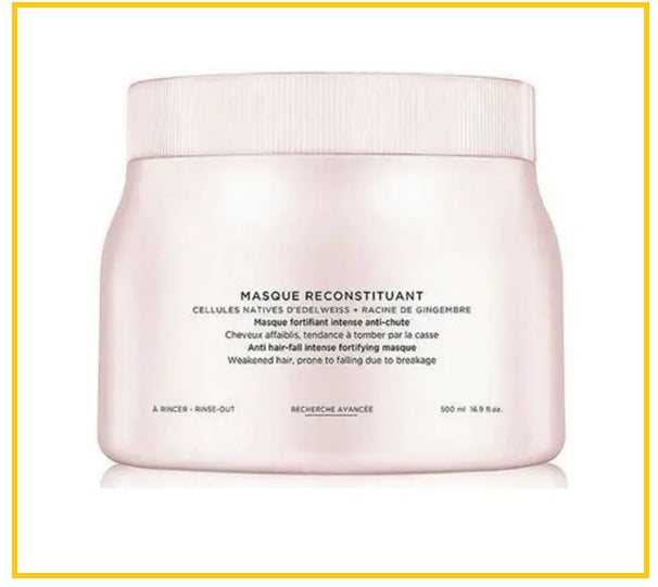 KERASTASE 卡詩元氣薑粉色防脫髮強韌修復髮膜 GENESIS MASQUE RECONSTITUANT ANTI HAIR-FALL INTENSE FORTIFYING MASQUE 500ML