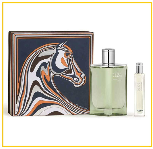 HERMES 愛馬仕香水馬款套裝 MEN'S H24 HERBES VIVES GIFT DUO SET