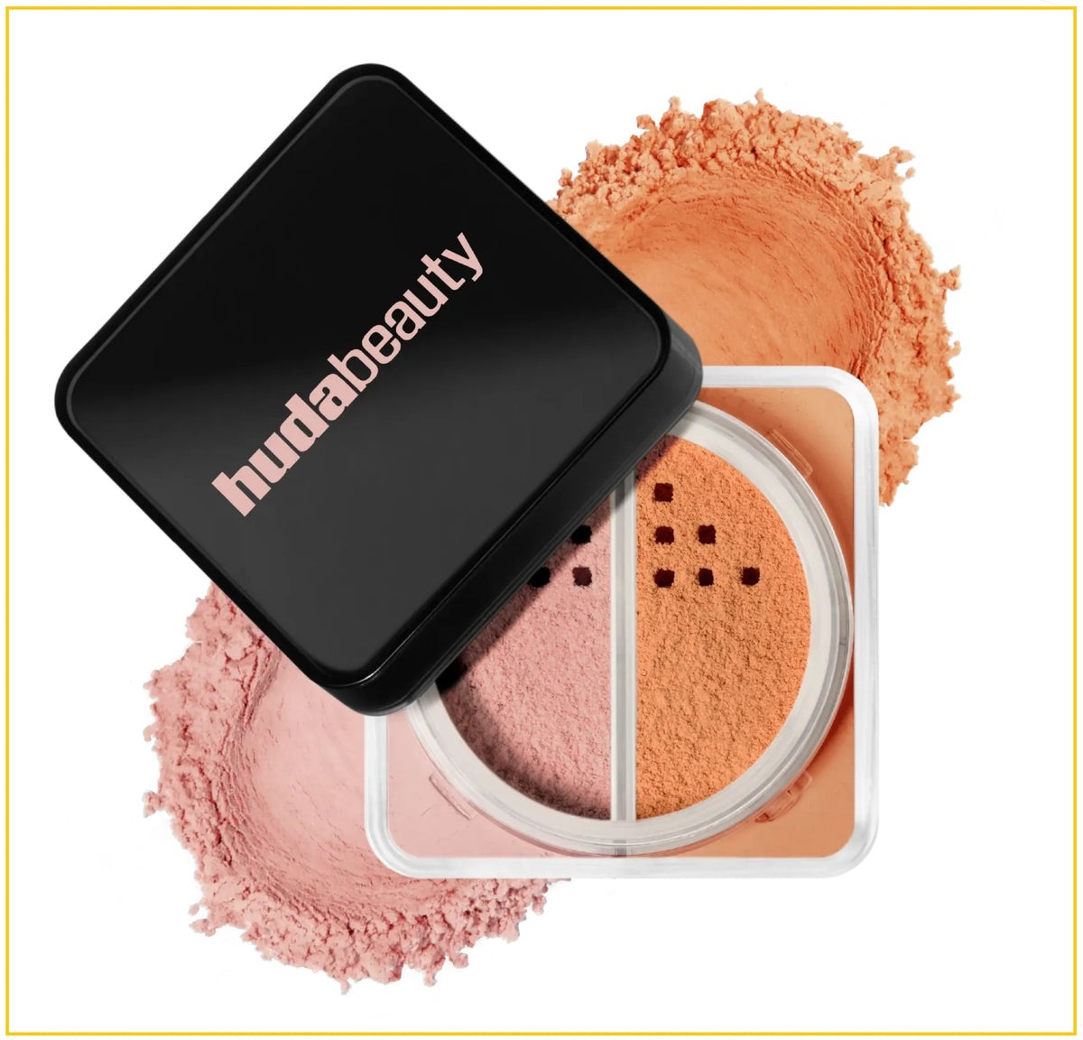 HUDA BEAUTY 烘焙定妝雙色蜜粉 EASY BAKE DUO LOOSE POWDER PINK PUMPKIN 6.5G X2