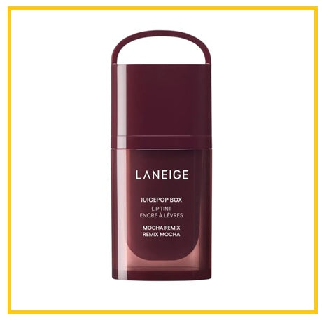 LANEIGE 蘭芝精華唇釉 JUICEPOP BOX LIP TINT #MOCHA REMIX / #DISCO CORAL / #DJ PLUM / #ELECTRO BERRY / #JAZZY JAM / #K POP PINK / #LO FI MAUVE / #MAROON MELODY / #POP STAR PEACH / #RED CLAASIC 4.5G