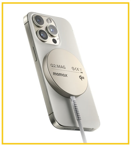 MOMAX 磁吸無線充電器 Q2.MAG PORTABLE MAGNETIC WIRELESS CHARGER UD32L