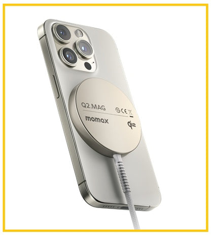 MOMAX 磁吸無線充電器 Q2.MAG PORTABLE MAGNETIC WIRELESS CHARGER UD32L
