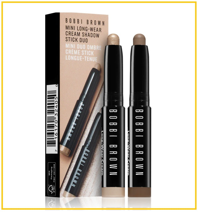 BOBBI BROWN 芭比波朗流雲眼影筆兩支套裝 LONG-WEAR CREAM SHADOW STICK DUO SET 0.9G X2