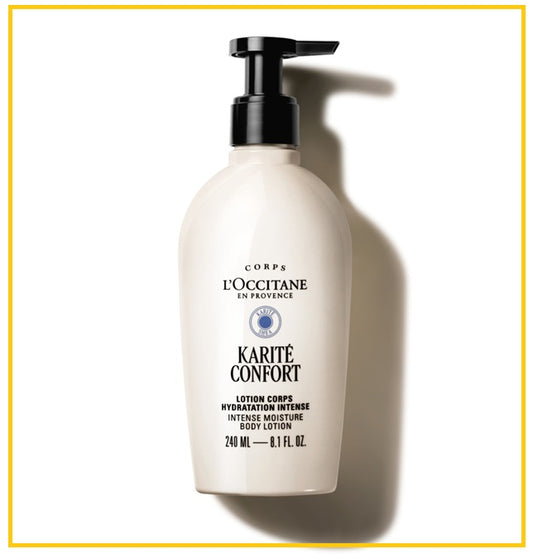 L'OCCITANE 歐舒丹全新乳木果身體乳 LOCCITANE KARITE CONFORT INTENSE MOISTURE BODY LOTION 240ML