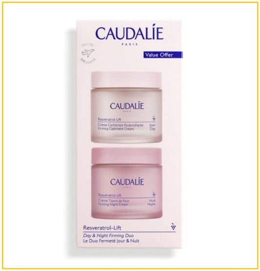 CAUDALIE 歐緹麗白藜蘆醇日霜晚霜兩件套裝 RESVERATROL-LIFT DAY & NIGHT FIRMING DUO SET 50ML X2