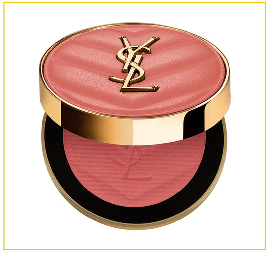 YVES SAINT LAURENT 聖羅蘭先鋒高定皮革腮紅胭脂 YSL MAKE ME BLUSH BOLD BLURRING POWDER BLUSH #37 PEACHY NUDE 6G