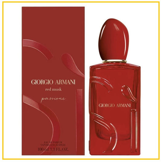 GIORGIO ARMANI 阿瑪尼紅色摯愛紅麝香女士濃香水 SI PASSIONE RED MUSK EDP 100ML
