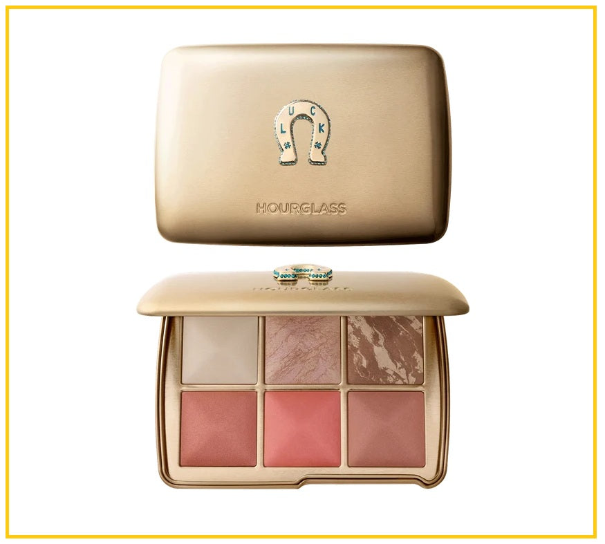 HOURGLASS 六色綜合臉部調色盤 AMBIENT LIGHTING EDIT UNLOCKED LIMITED PALETTE #LUCK 8.4G