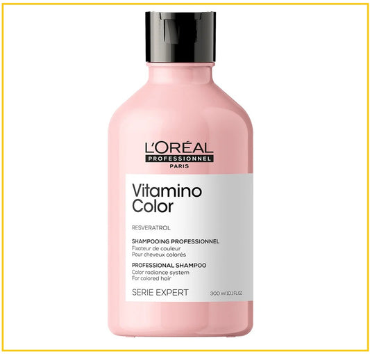 L'OREAL PROFESSIONNEL 歐萊雅專業美髮亮麗鎖色洗髮精 VITAMINO COLOR SHAMPOO FOR COLOR-TREATED HAIR 300ML