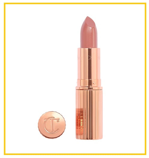 CHARLOTTE TILBURY 夏洛特愛心粉鑽金管滋潤唇膏 CT PILLOW TALK LOVE EFFECT K.I.S.S.I.N.G LIPSTICK #NAUGHTY TALK 3.4G
