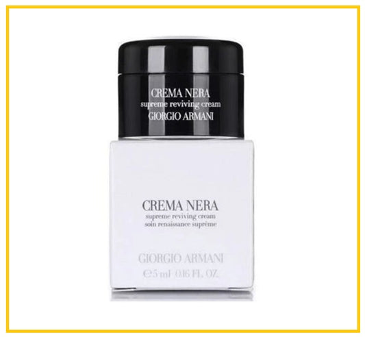 ARMANI 阿瑪尼黑鑰匙中樣乳面霜小樣 CREMA NERA SUREME REVIVING CREAM 5ML