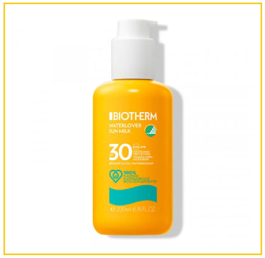 BIOTHERM 碧歐泉防曬霜臉部身體用 WATERLOVER SUN MILK SPF 30 200ML
