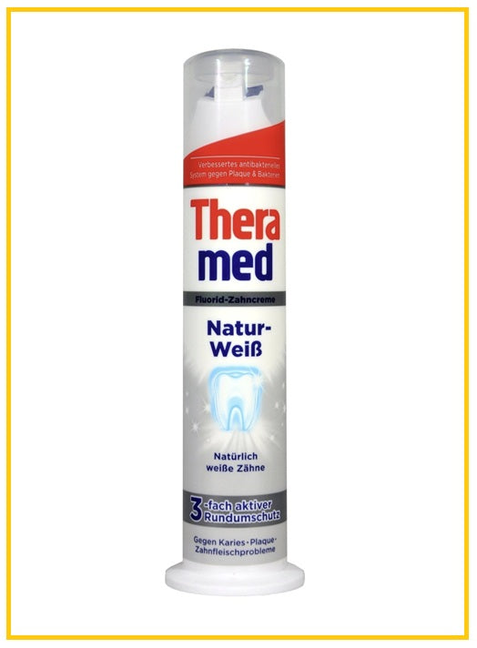 THERAMED 漢高牙膏白色美白 NATURAL WHITE TOOTHPASTE 100ML