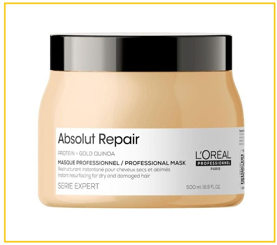 L'OREAL PROFESSIONNEL 歐萊雅修護起司罐高級輕盈髮膜 ABSOLUT REPAIR MASK 500ML