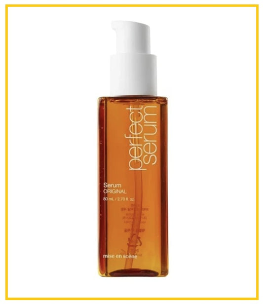 MISE EN SCENE AMOREPACIFIC Yellow Hair Oil DAMAGE CARE PERFECT SERUM ORIGINAL 80ML