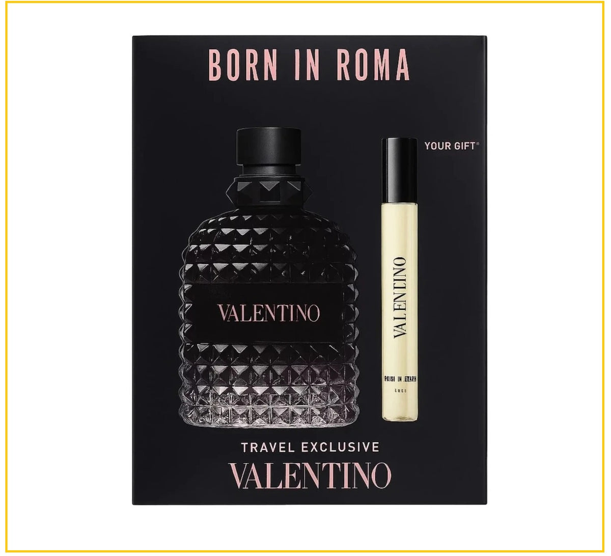 VALENTINO 華倫天奴男士香水套盒 UOMO BORN IN ROMA EAU DE TOILETTE DUO SET