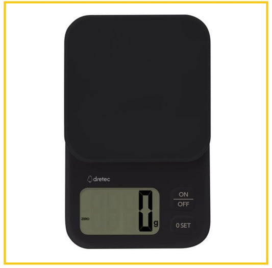 DRETEC 電子料理磅秤 DIGITAL SCALE EKURE 3KG KS-839BK