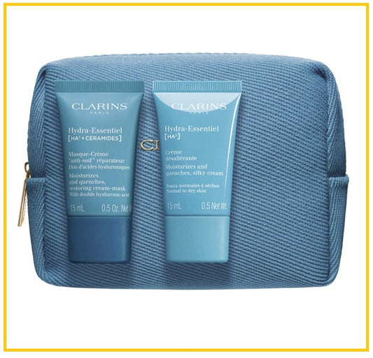 CLARINS 嬌韻詩沁潤奇肌保濕面膜面霜套裝 HYDRA ESSENTIEL DUO SET