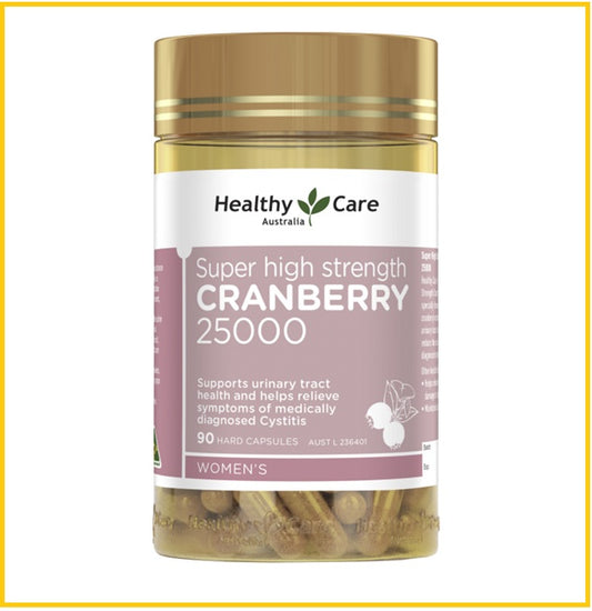 HEALTHY CARE 蔓越莓膠囊90粒 30000MG HIGH STRENGTH CRANBERRY 90 CAPSULES