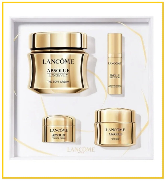 LANCOME ABSOLUE LONGEVITY SOFT CREAM DUO SET (4 Pcs)
