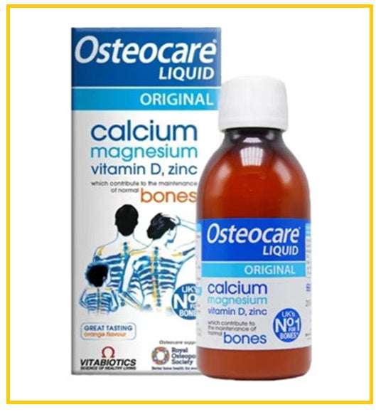 VITABIOTICS 薇塔貝爾鈣鎂鋅營養液 OSTEOCARE LIQUID ORIGINAL ORANGE FLAVOUR 200ML