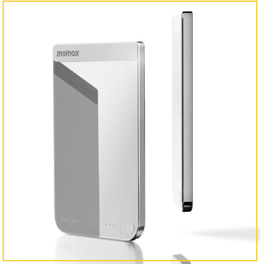 MOMAX 超薄磁吸流動電源 1-POWER S.PASS AIR 5000MAH MAGNETIC WIRELESS BATTERY PACK #SILVER / #TITANIUM / #ODYSSEY BURGUNDY IP180