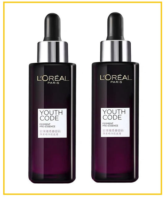 L'OREAL 歐萊雅小黑瓶肌底精華液兩件套裝 LOREAL YOUTH CODE FERMENT PRE ESSENCE DUO SET 115ML X2