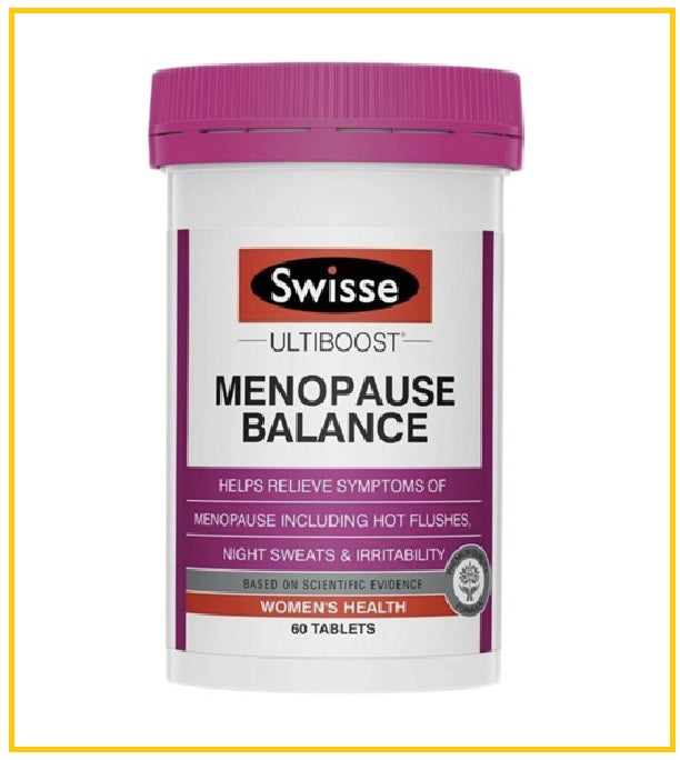 SWISSE Menopause Tablets 60 Capsules (Ultiboost Menopause Balance)