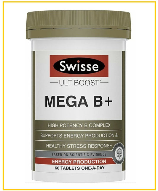 SWISSE UltraBoost Mega B+ 60 Tablets