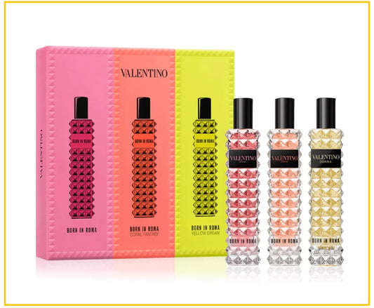 VALENTINO 華倫天奴羅馬唐娜香水套裝 DONNA BORN IN ROMA EDP SET 15ML X3
