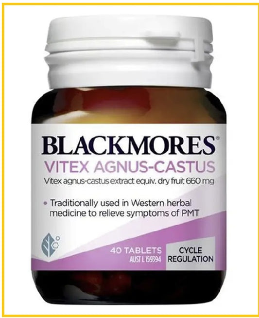 BLACKMORES Chamomile Agnus-Castus for Female Hormonal Balance 40 Capsules
