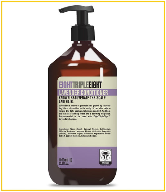 TRIPLE EIGHT 薰衣草舒壓護髮素 LAVENDER CONDITIONER 1000ML