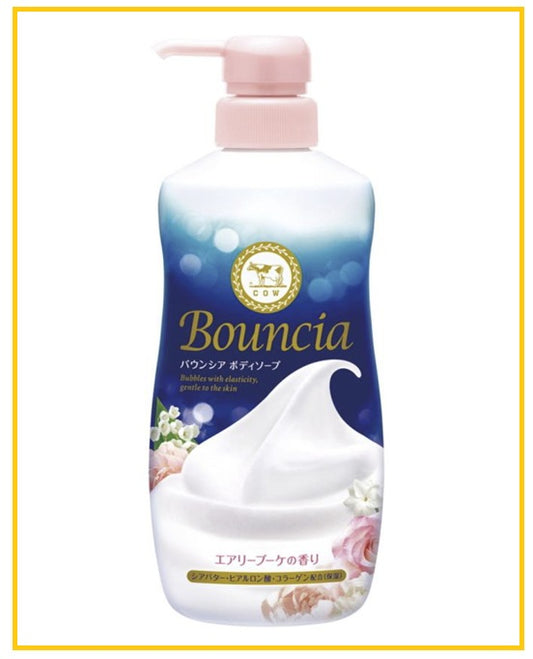 COW BOUNCIA 牛乳沐浴露花香味 RICH FOAM LUXURIOUS FLORAL SCENT MOISTURIZING BODY WASH 480ML