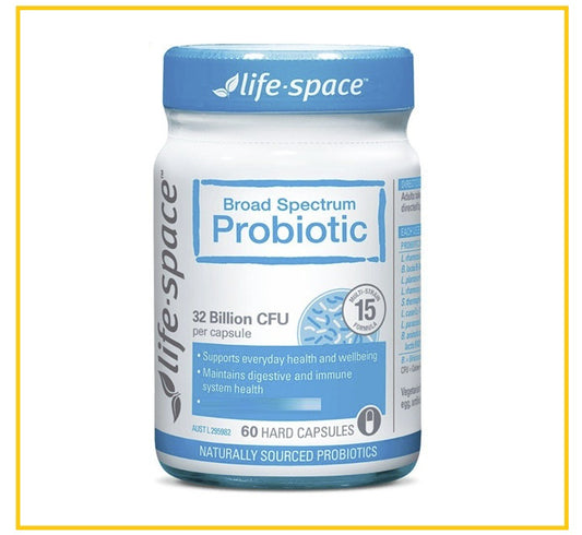 LIFE SPACE 益倍適成人廣譜全效腸道益生菌60粒膠囊 BROAD SPECTRUM PROBIOTIC 60 CAPSULES