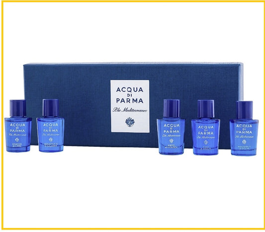 ACQUA DI PARMA 帕爾瑪之水藍色地中海風情香水套裝 BLU MEDITERRANEO MINIATURE SET 5ML X5