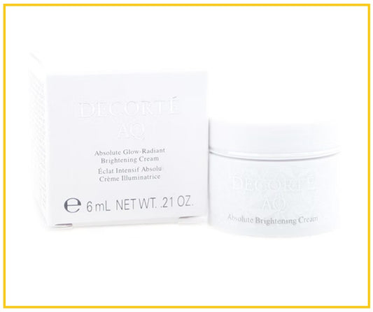 DECORTE 黛珂美白面霜小樣 AQ ABSOLUTE GLOW-RADIANT BRIGHTENING CREAM 6ML