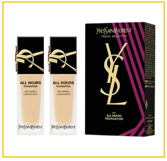 YVES SAINT LAURENT 聖羅蘭恆久粉底液兩支套裝 YSL ALL HOURS LIQUID FOUNDATION #LC2 DUO SET 25ML X2