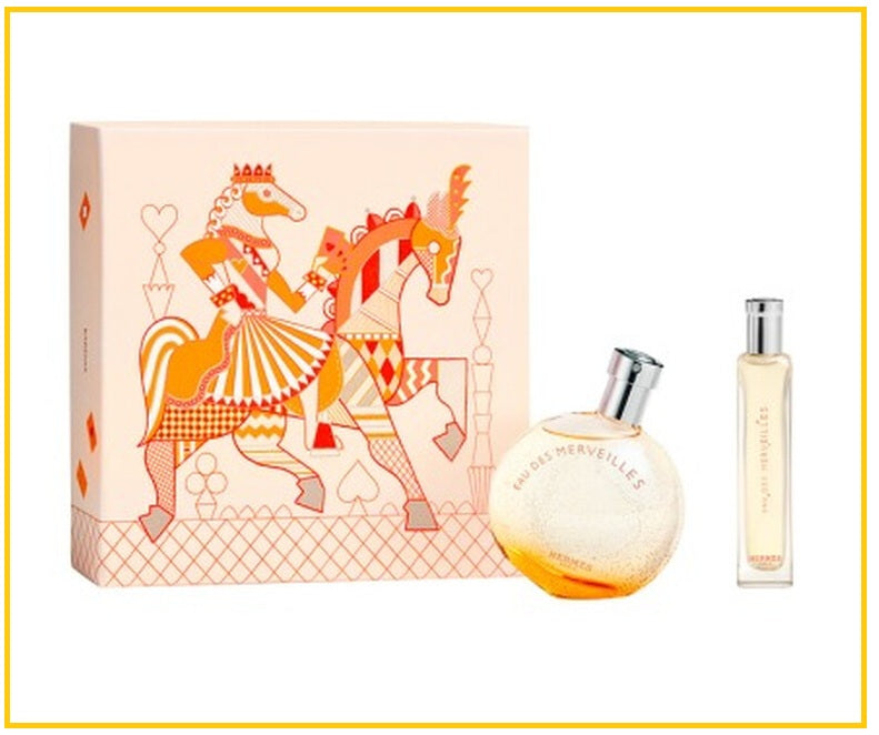 HERMES 愛馬仕橘彩星光淡香水便攜式套裝 EAU DES MERVEILLES GIFT SET
