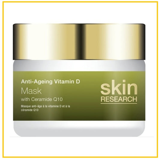SKIN RESEARCH 抗衰來維生素D面膜 ANTI-AGEING VITAMIN D & CERAMIDE Q10 MASK 50ML
