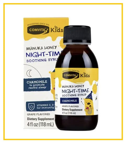 COMVITA 康維他麥盧卡蜂蜜夜間舒緩糖漿 KIDS UMF 10+ MANUKA HONEY NIGHT TIME SOOTHING SYRUP GRAPE FLAVOR 118ML