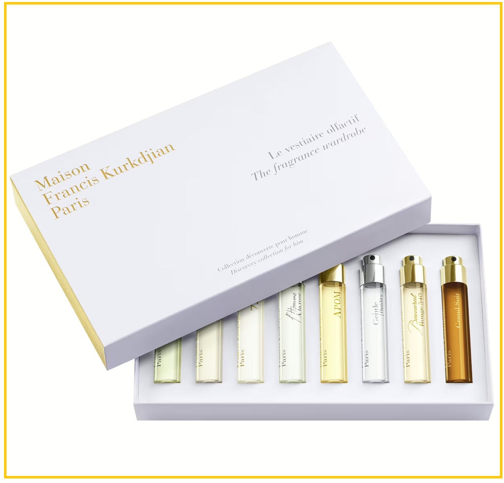 MAISON FRANCIS KURKDJIAN 庫爾吉安男士香水套裝 MFK THE FRAGRANCE WARDROBE DISCOVERY COLLECTION FOR HIM DUO SET 11ML X8