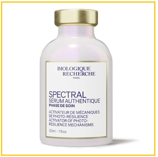 BIOLOGIQUE RECHERCHE 原液之謎光漾鎏粉修護精華液小粉瓶 BR SERUM SPECTRAL AUTHENTIQUE 30ML / 125ML