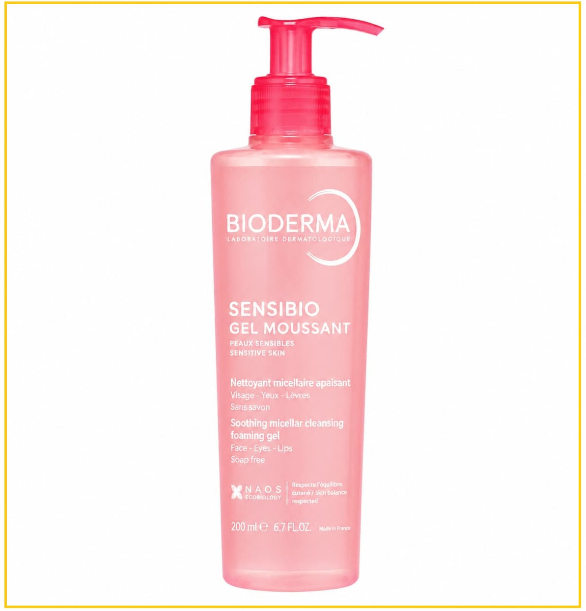 BIODERMA 貝德瑪舒緩保濕潔面啫哩 SENSIBIO GEL MOUSSANT 200ML / 500ML